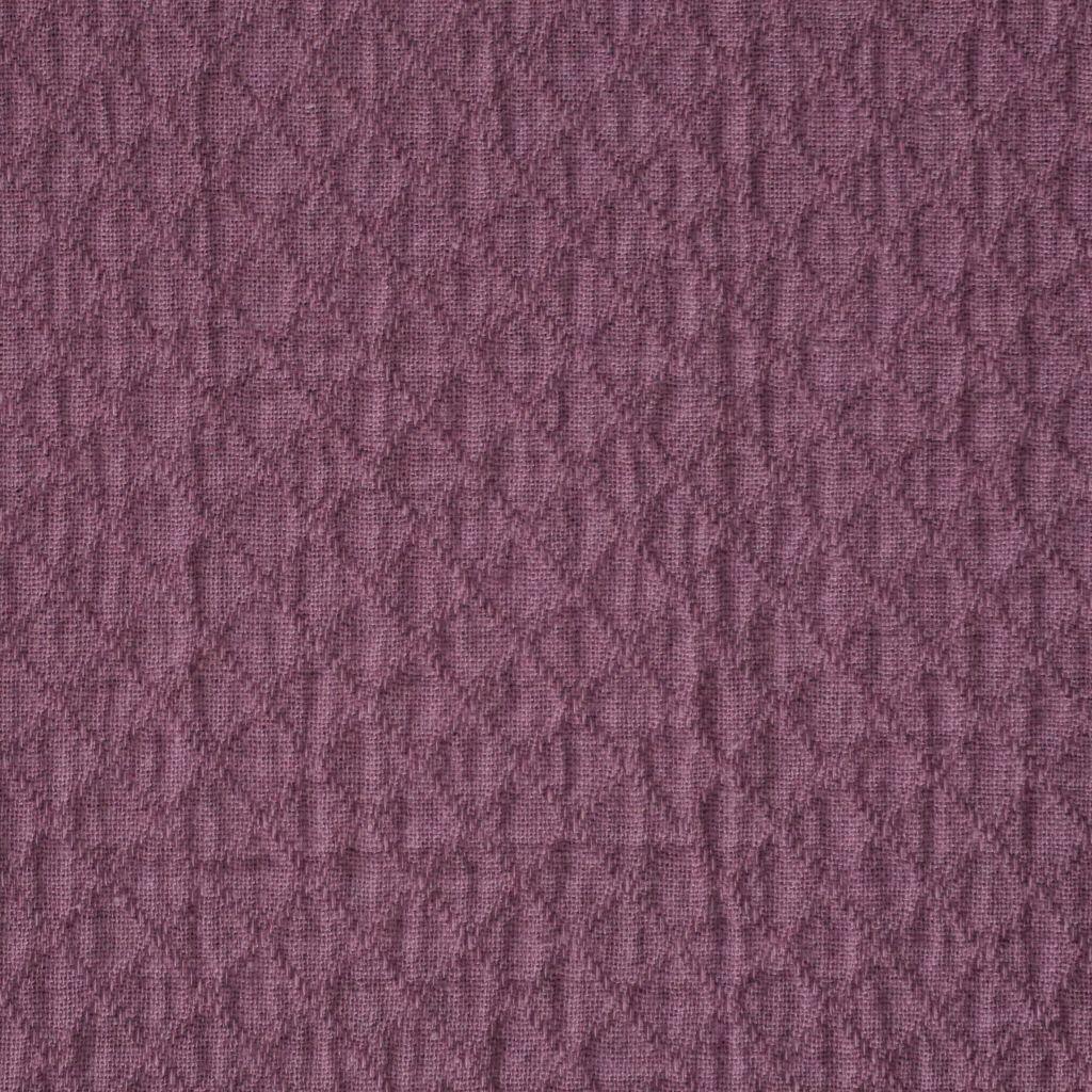 Preview: Baumwoll-Jacquard Rauten altrosa